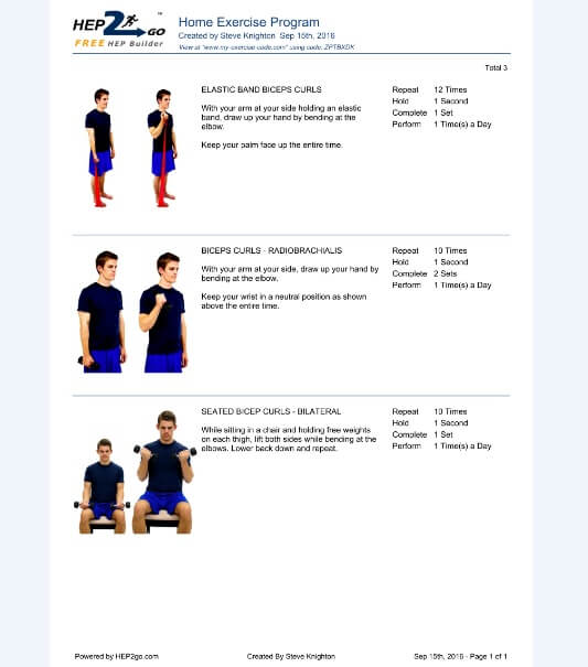 Arm Exercises Biceps Triceps