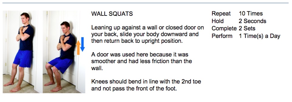 oakville chiropractor knee pain exercises