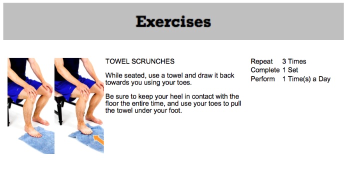 oakville chiropractor plantar fasciitis exercises