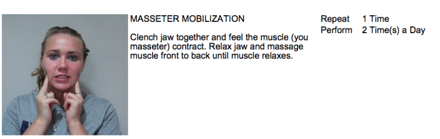 oakville chiropractor jaw exercises